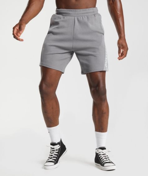 Men's Gymshark Bold React 5" Shorts Grey | NZ 4RKLWU